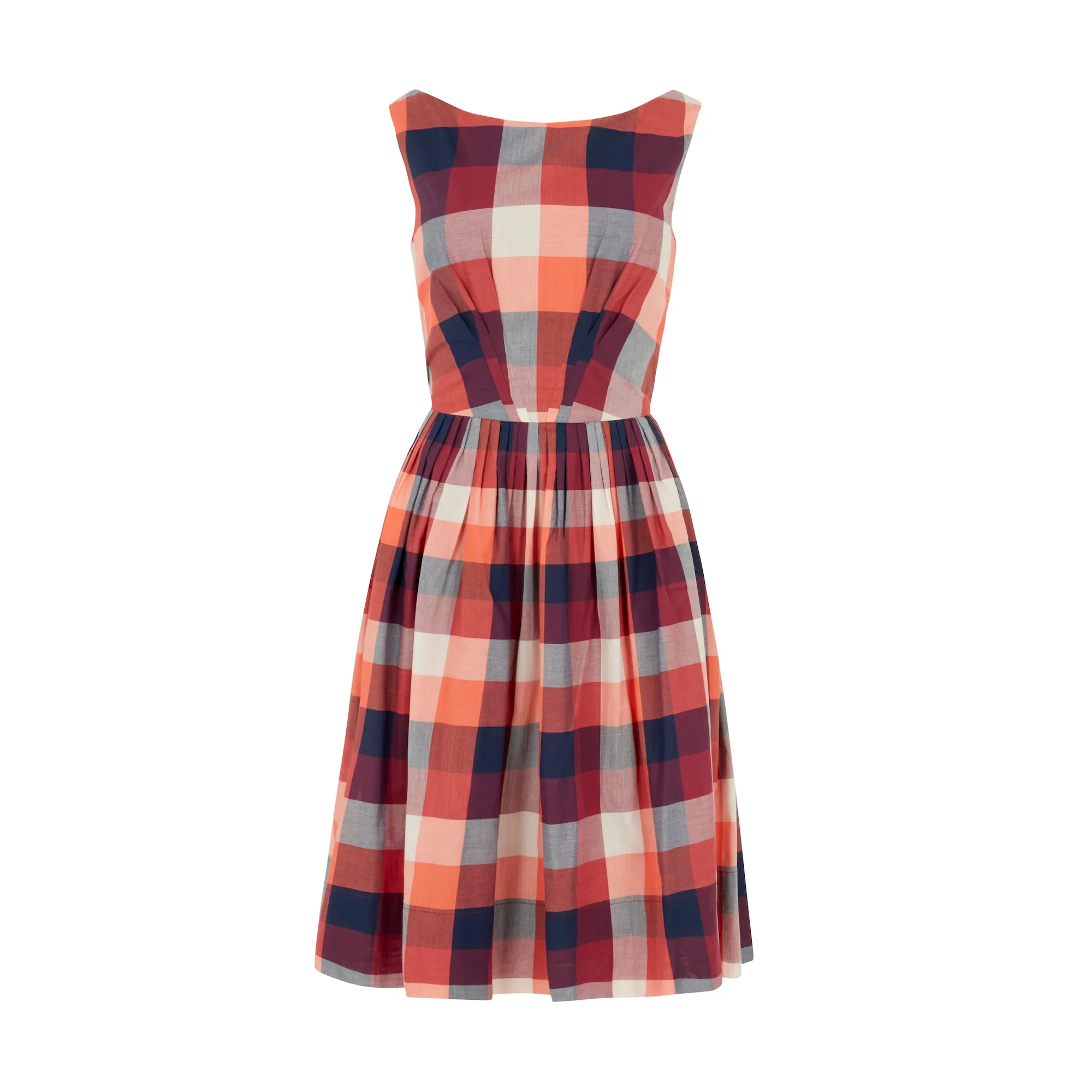 Abigail Dress - Cherry Plaid