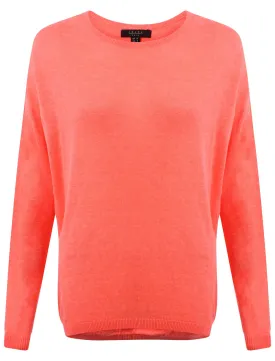 Amara Reya Wisteria orange lightweight jumper