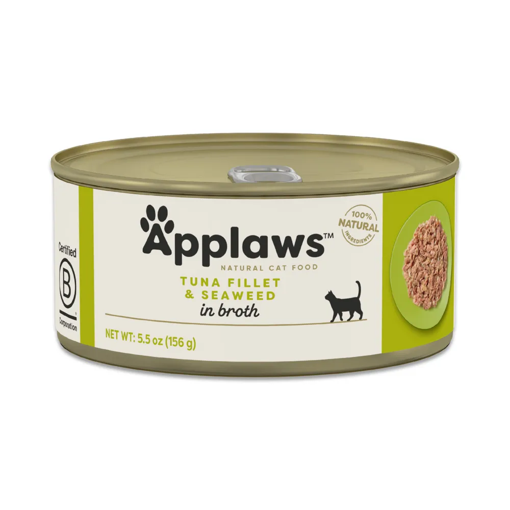 Applaws Natural Wet Cat Food Tuna with Seaweed in Broth