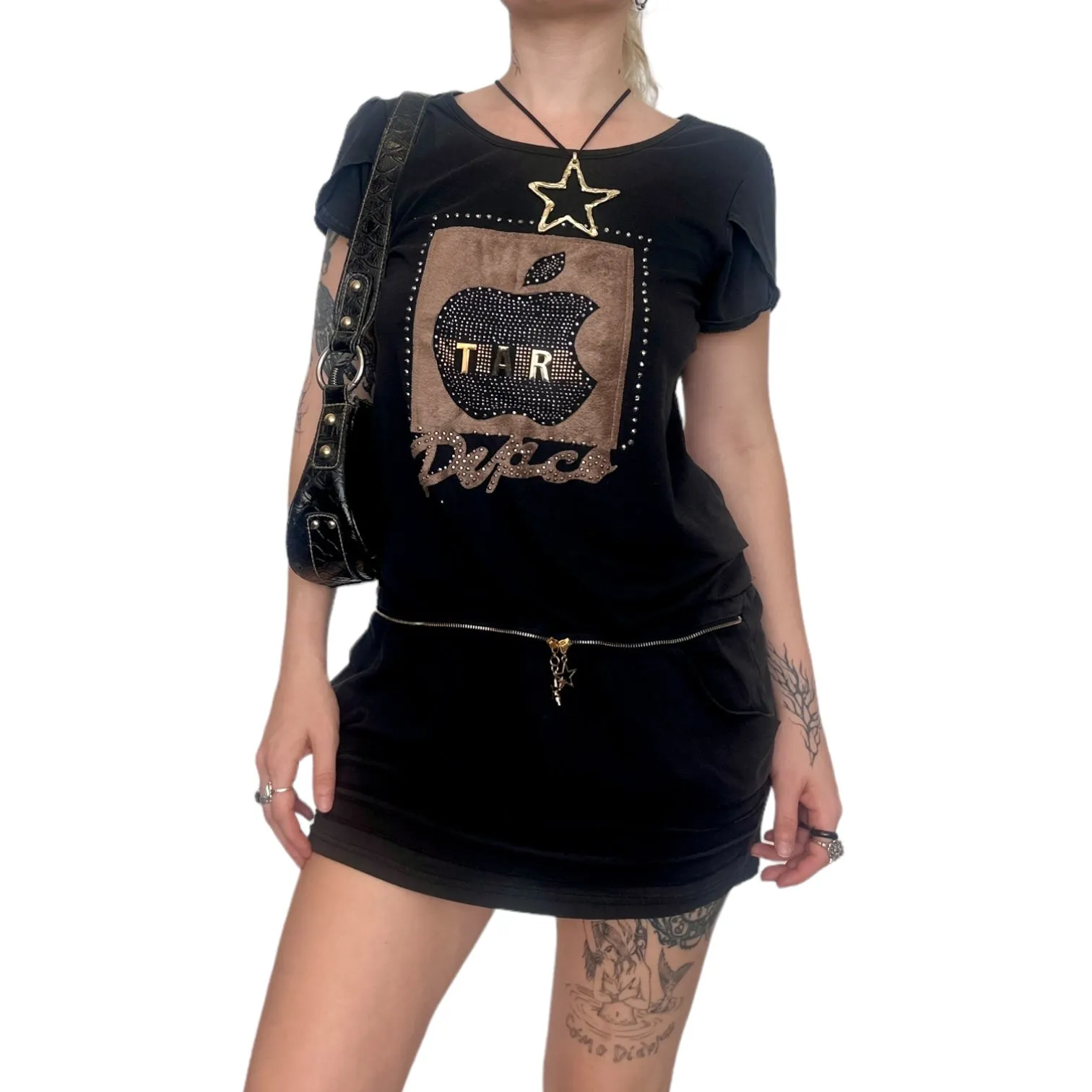 Avant Garde Shortsleeve Mini Dress (S/M)