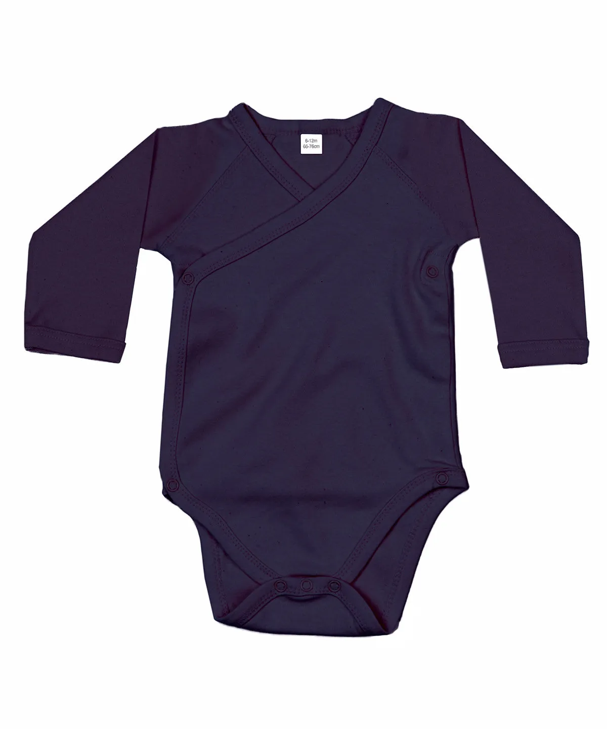 Baby long sleeve kimono bodysuit | Nautical Navy