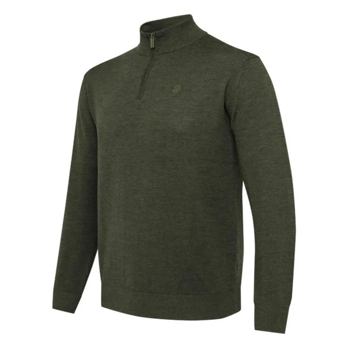 Beretta MERINO HALF ZIP SWEATER Green Moss