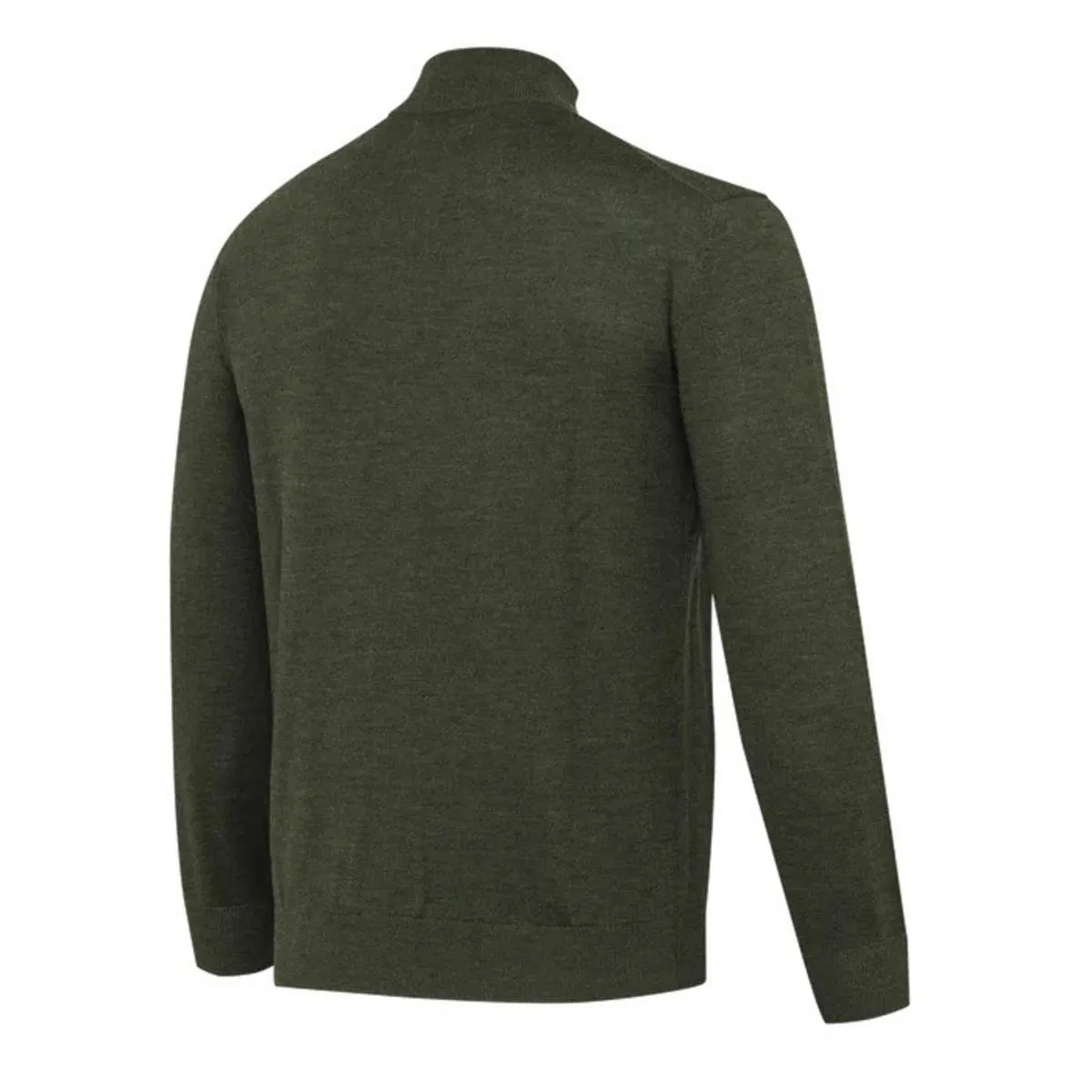 Beretta MERINO HALF ZIP SWEATER Green Moss