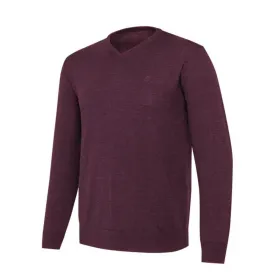 Beretta MERINO V-NECK SWEATER Cordovan Spirit