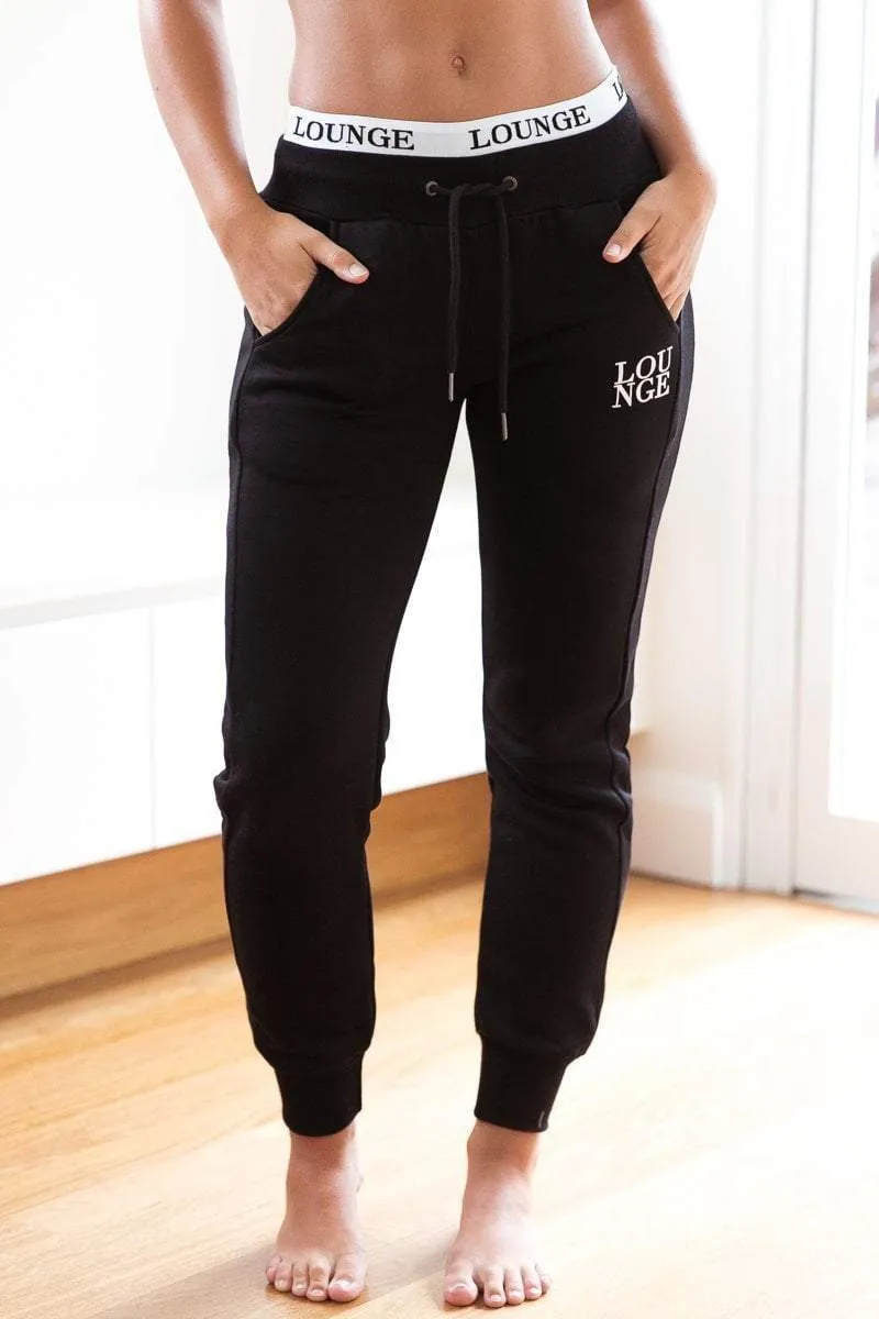 Black Fitted Joggers