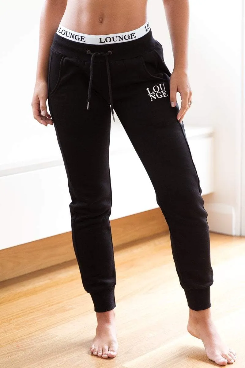 Black Fitted Joggers