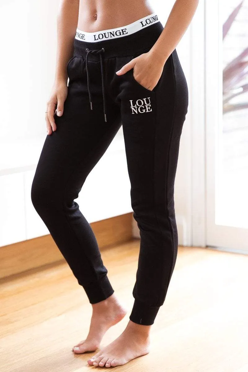 Black Fitted Joggers