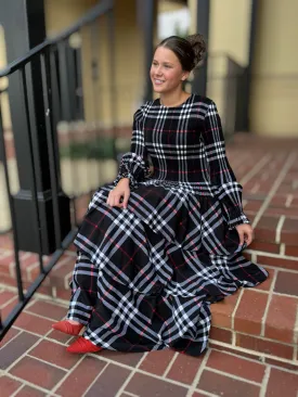 Blakely Plaid Pleated Dress