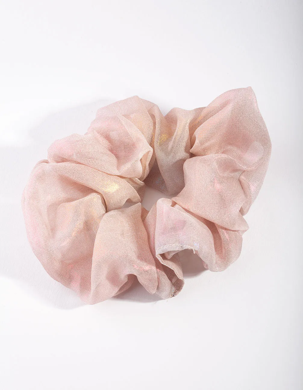 Blush Reflective Scrunchie