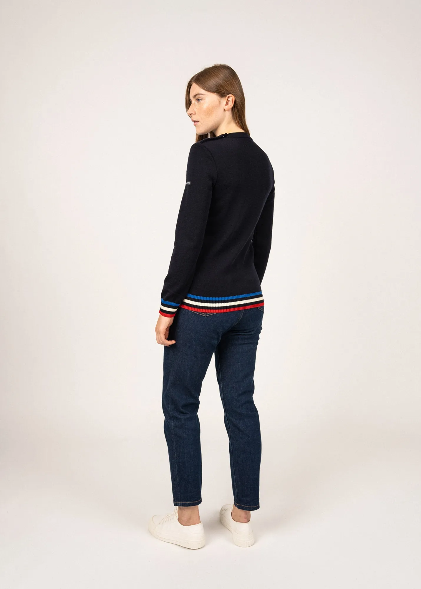 Brégançon sailor jumper - SAINT JAMES x Elysée (NAVY)