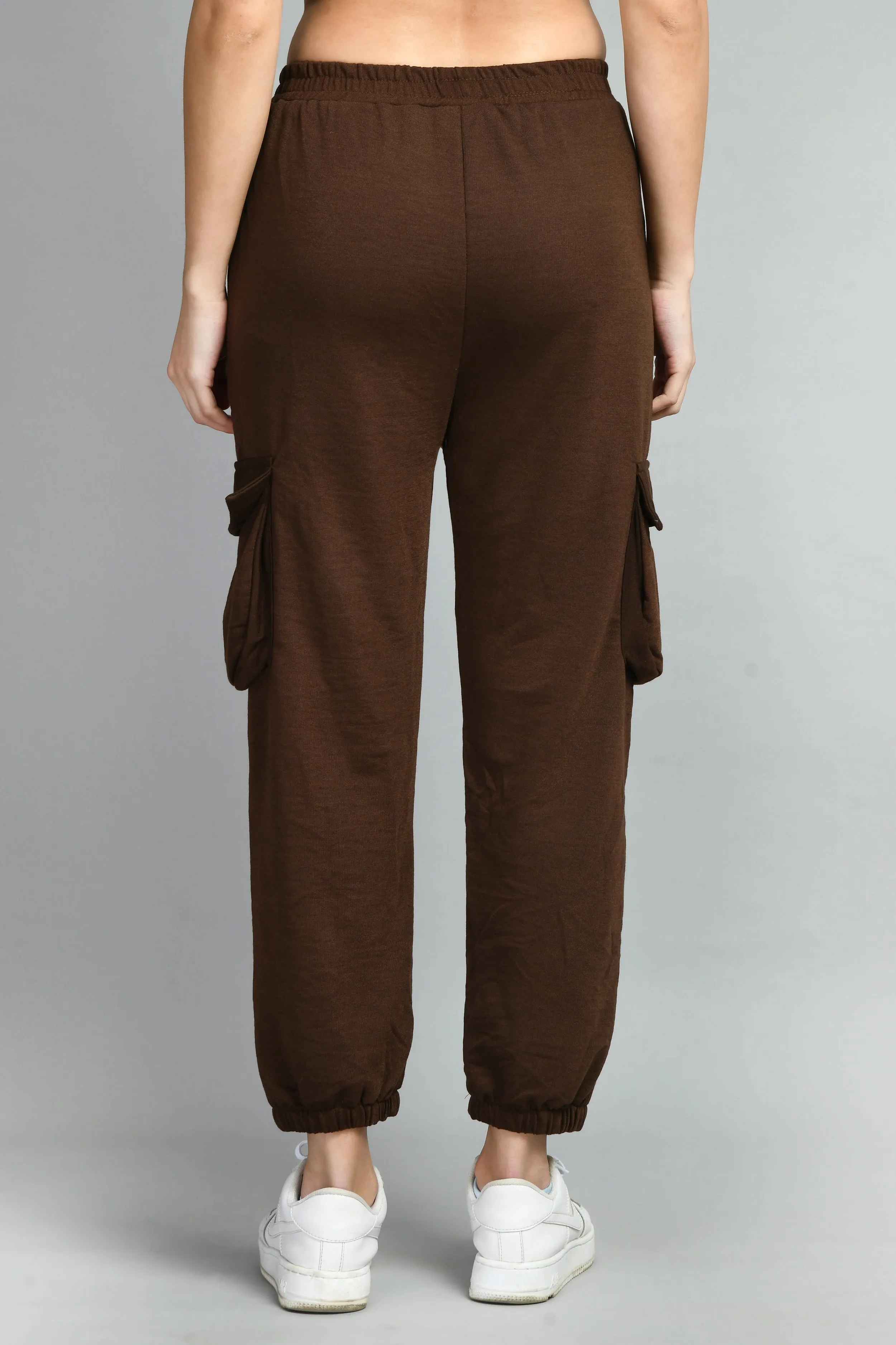 Brown cargo jogger