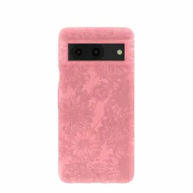 Bubblegum Pink Flora Google Pixel 8 Case