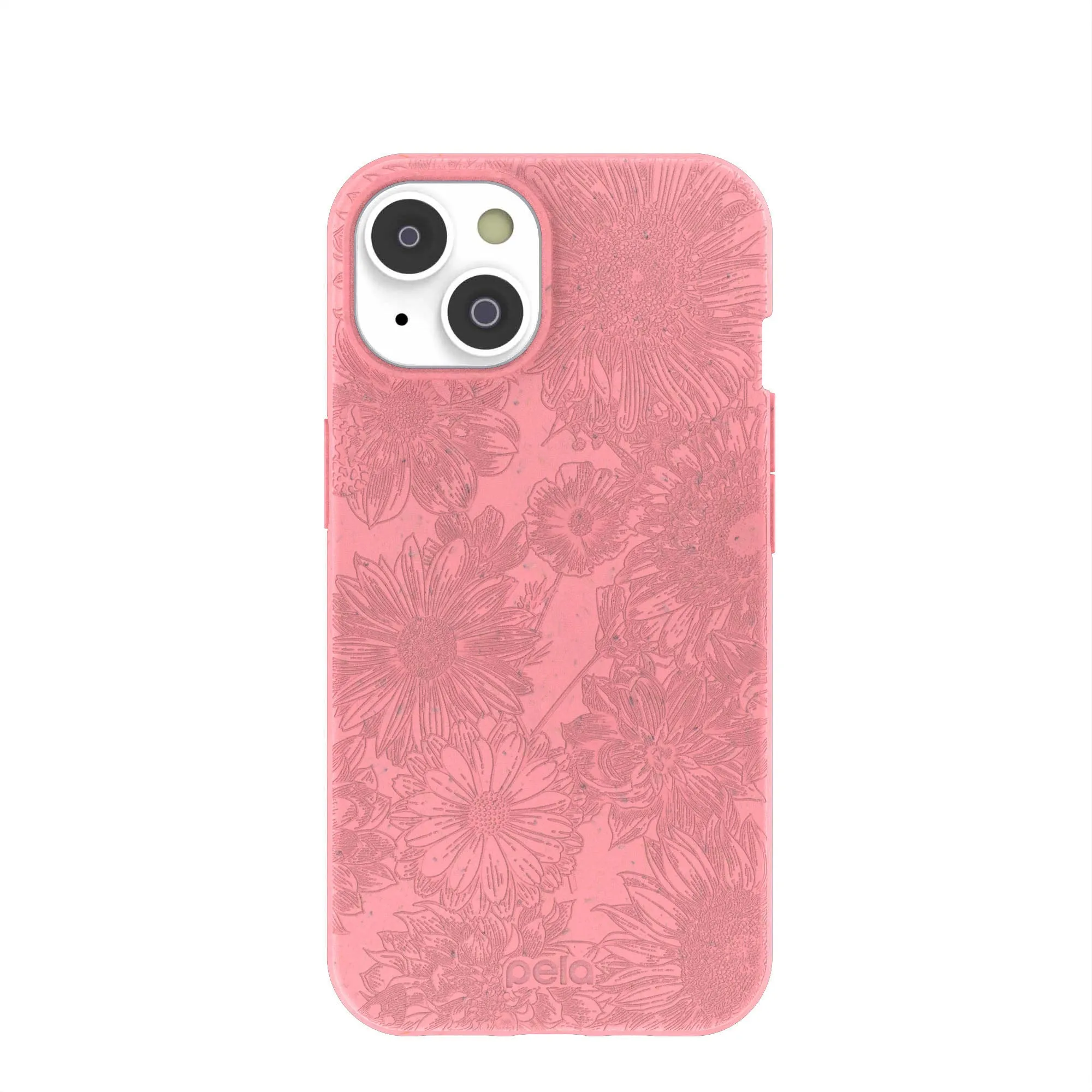 Bubblegum Pink Flora iPhone 14 Case