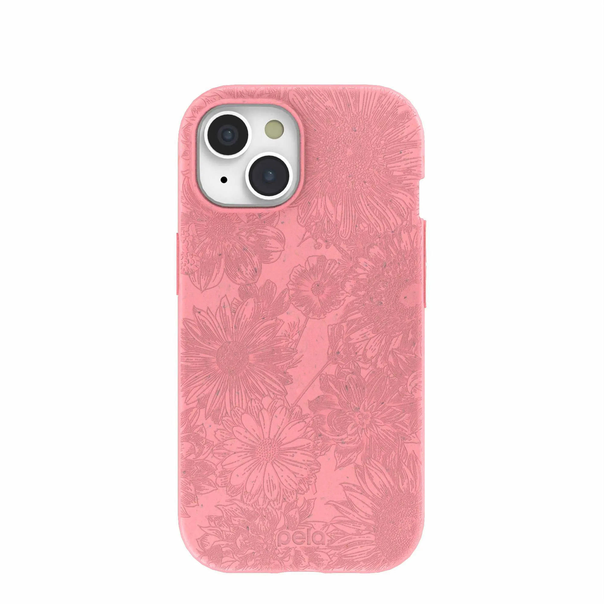 Bubblegum Pink Flora iPhone 15 Case