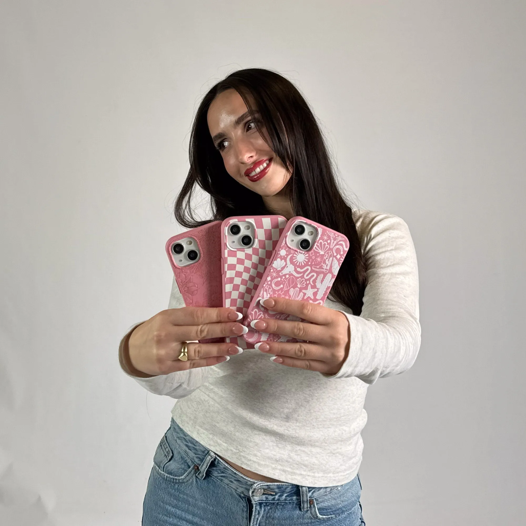 Bubblegum Pink Flora iPhone 6/6s/7/8/SE Case