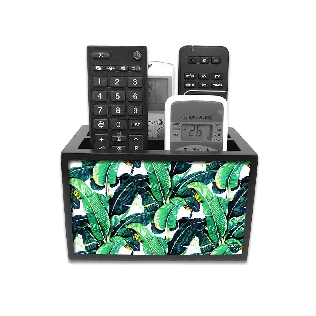 Budget Friendly Remote Holder For TV / AC Remotes -  Banana Leaves