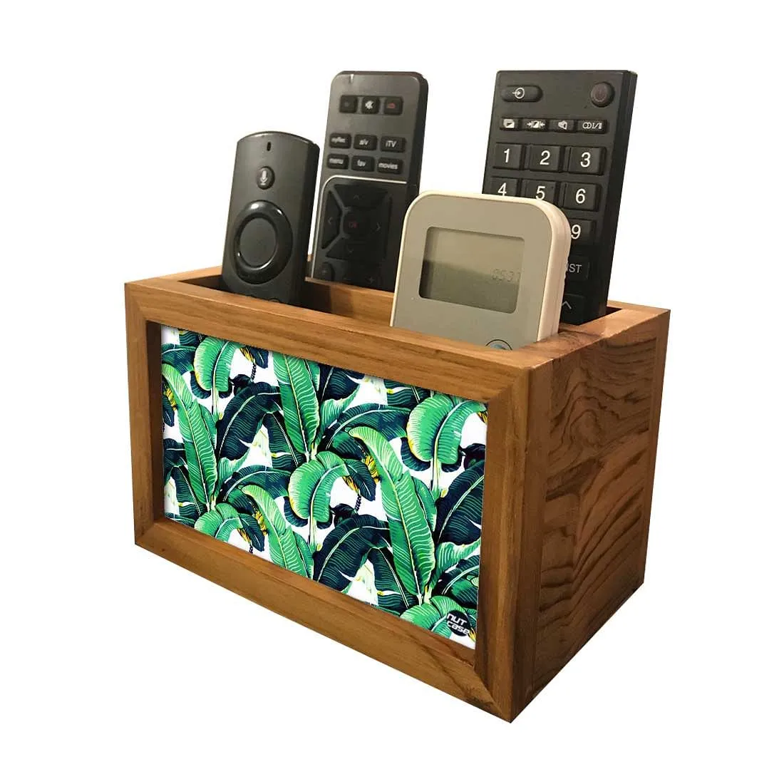 Budget Friendly Remote Holder For TV / AC Remotes -  Banana Leaves