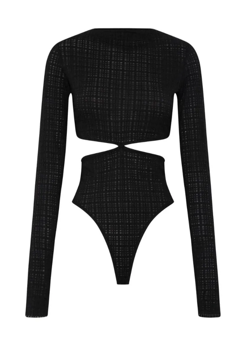 Camilla and Marc Ellsworth Bodysuit in Black