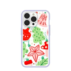 Clear Festive Flair iPhone 13 Pro Case With Lavender Ridge