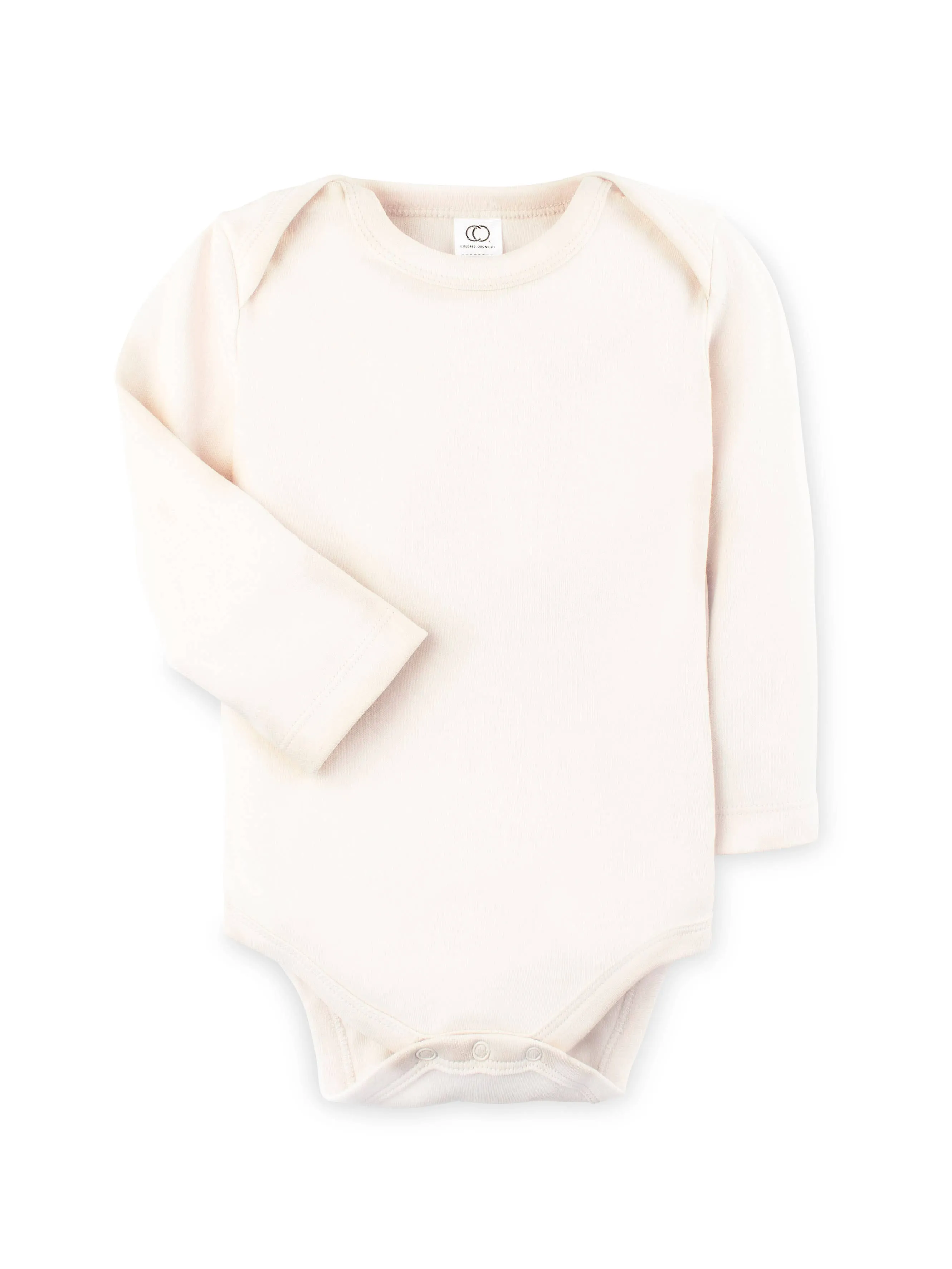 Colored Organics Classic Long Sleeve Baby Bodysuit in Organic Cotton – Eco-Friendly & Hypoallergenic