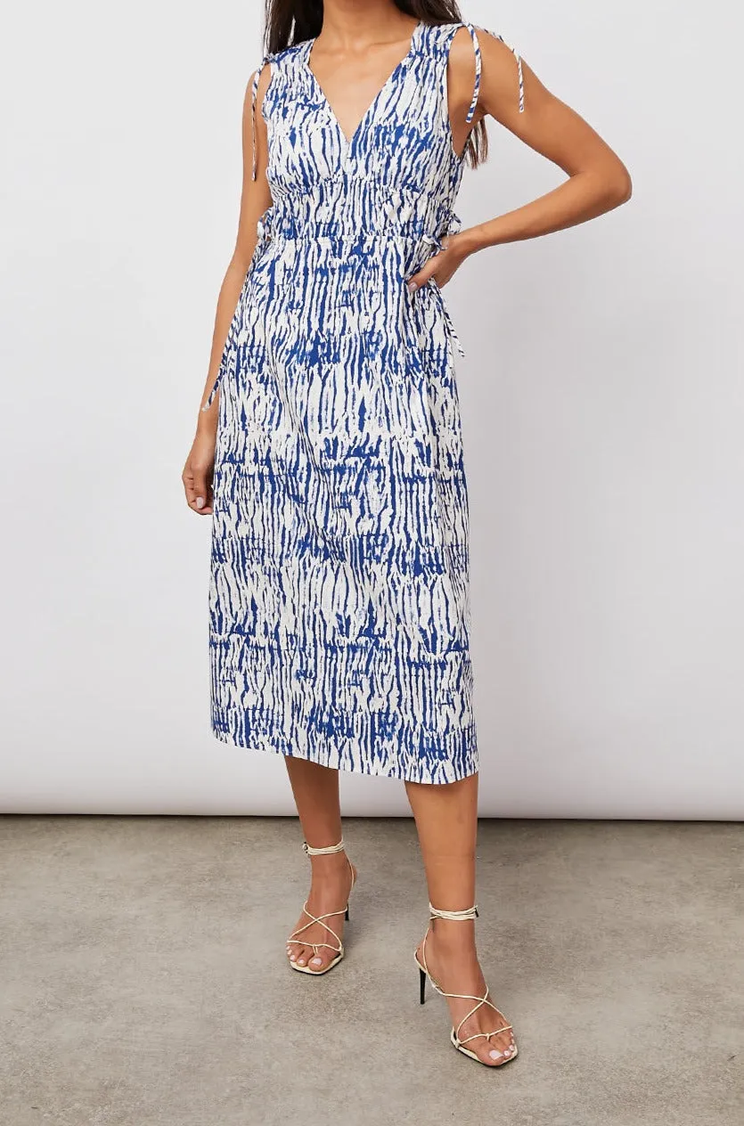 CONSTANTINE DRESS - COBALT SHIBORI