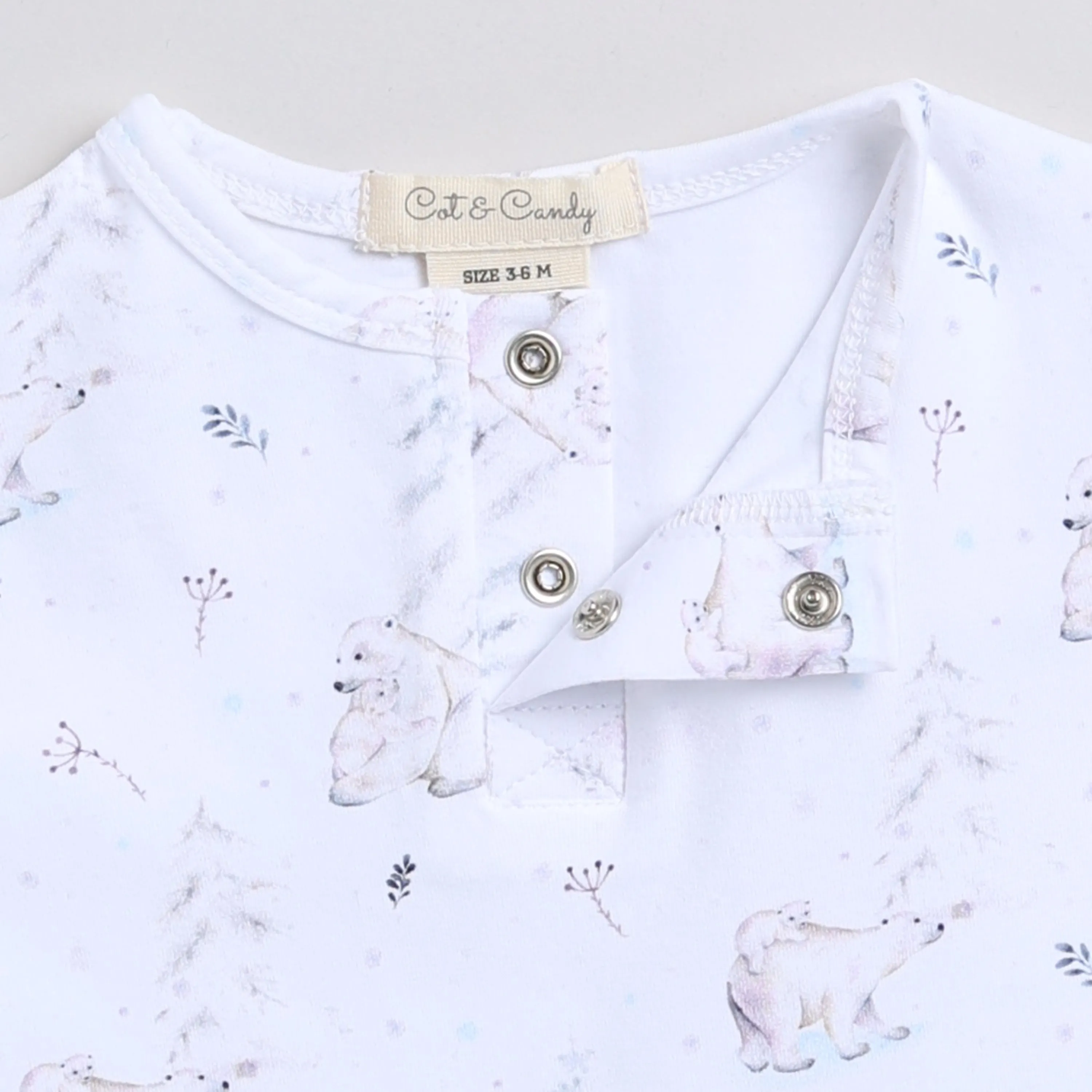 Constellation Bear Organic Long Sleeve Bodysuit