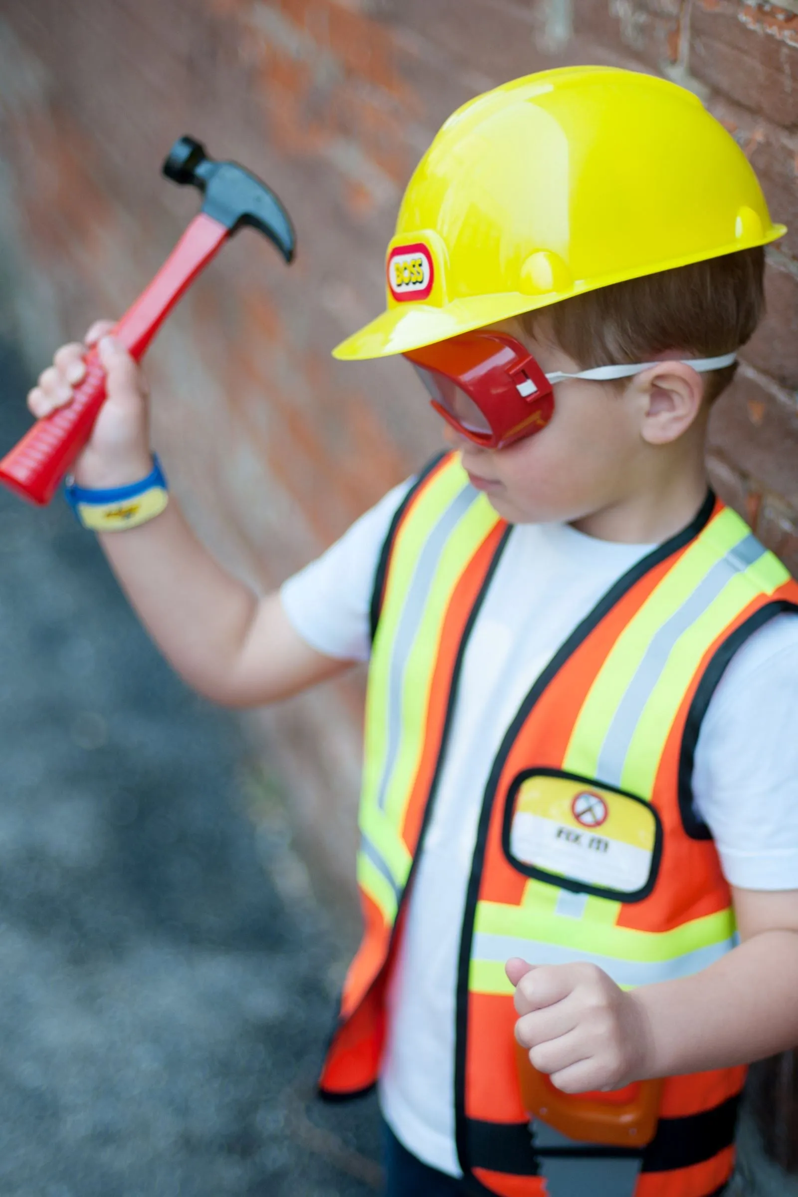 Construction Worker with Accessories