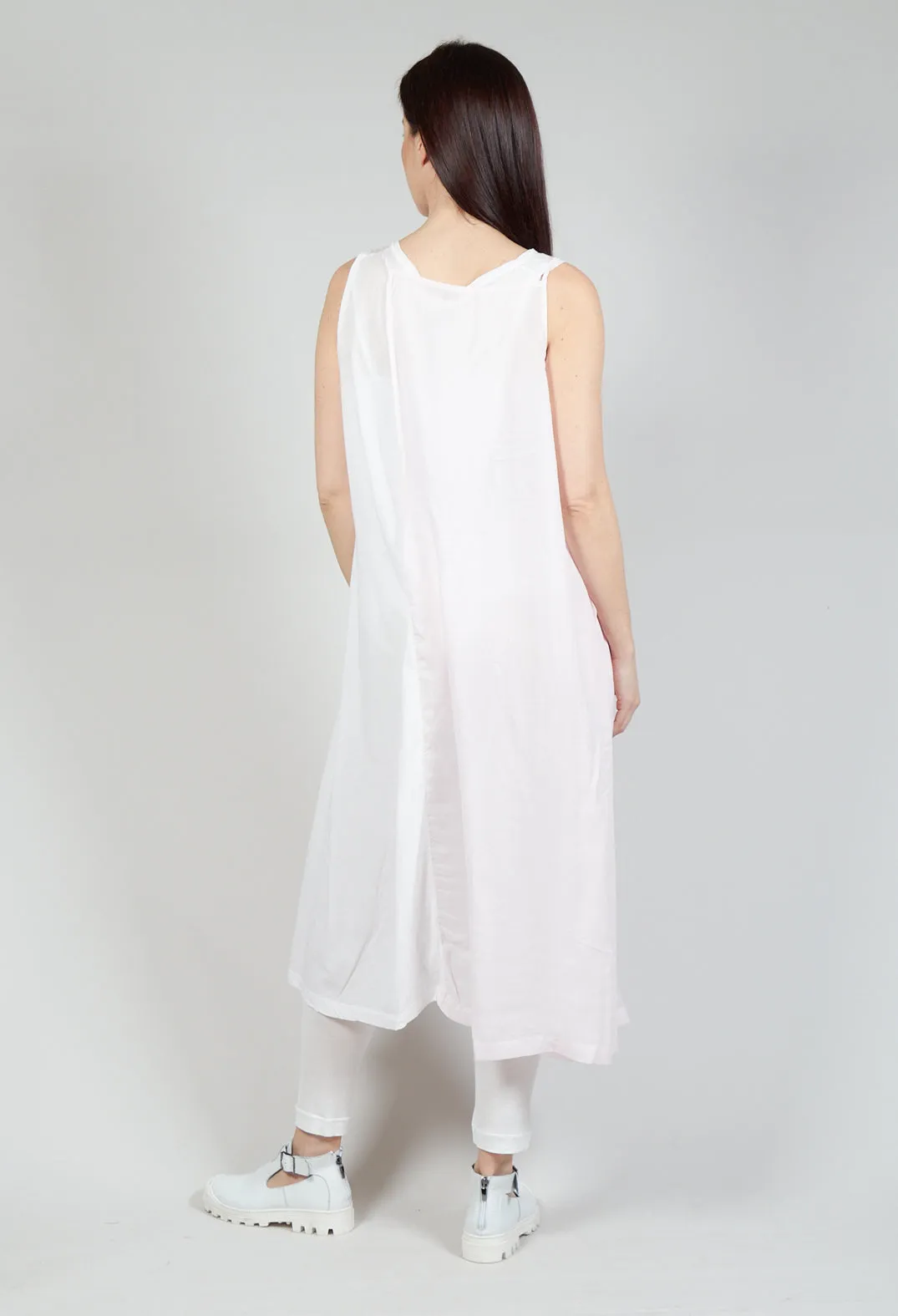 Cowl Neckline Dress in Rose 10% Cloud