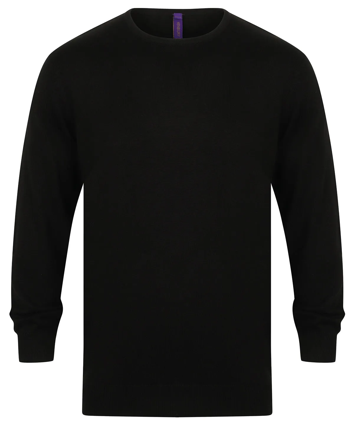 Crew neck jumper | Black