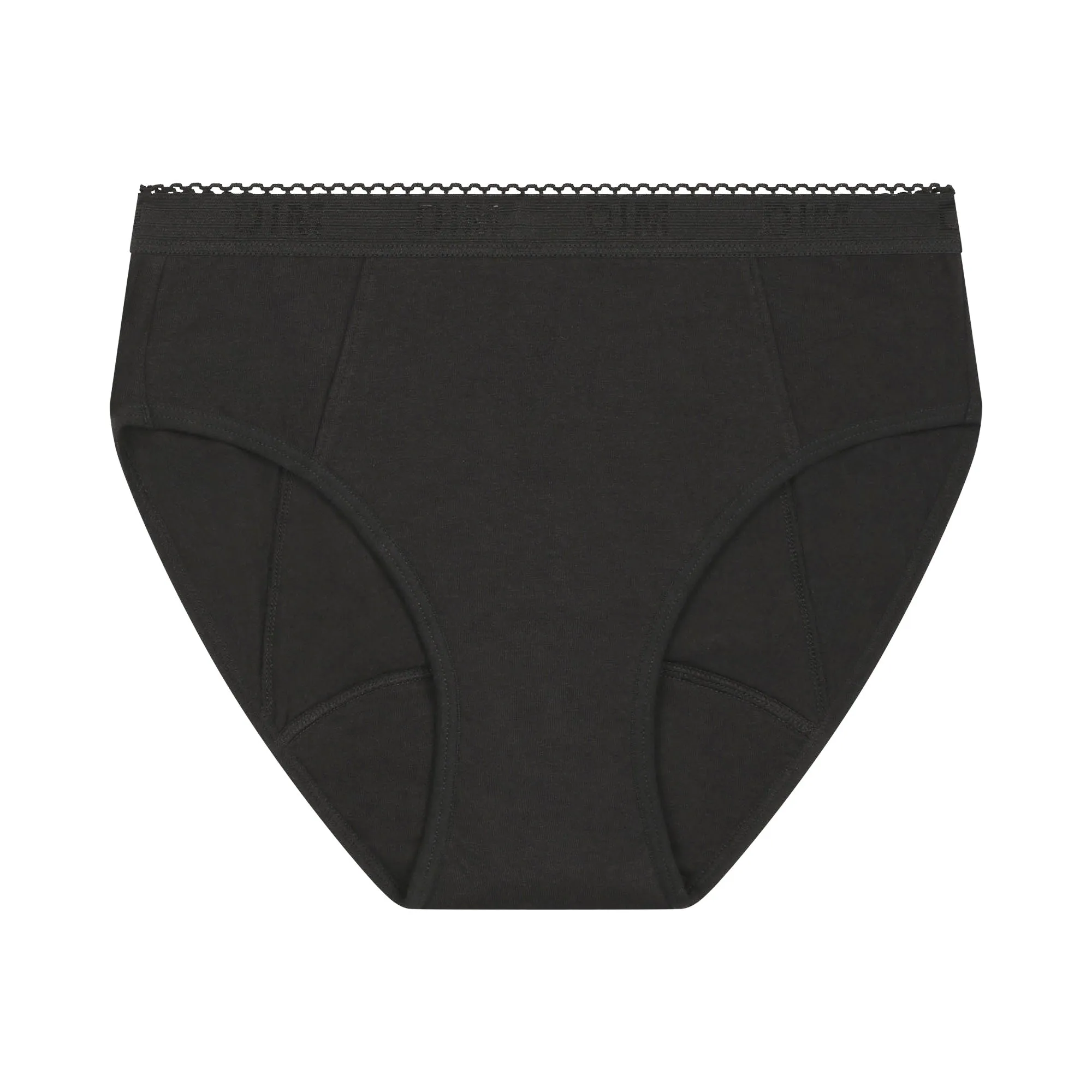 Culotte de règles fille en coton bio Flux Abondant Noir My Protect