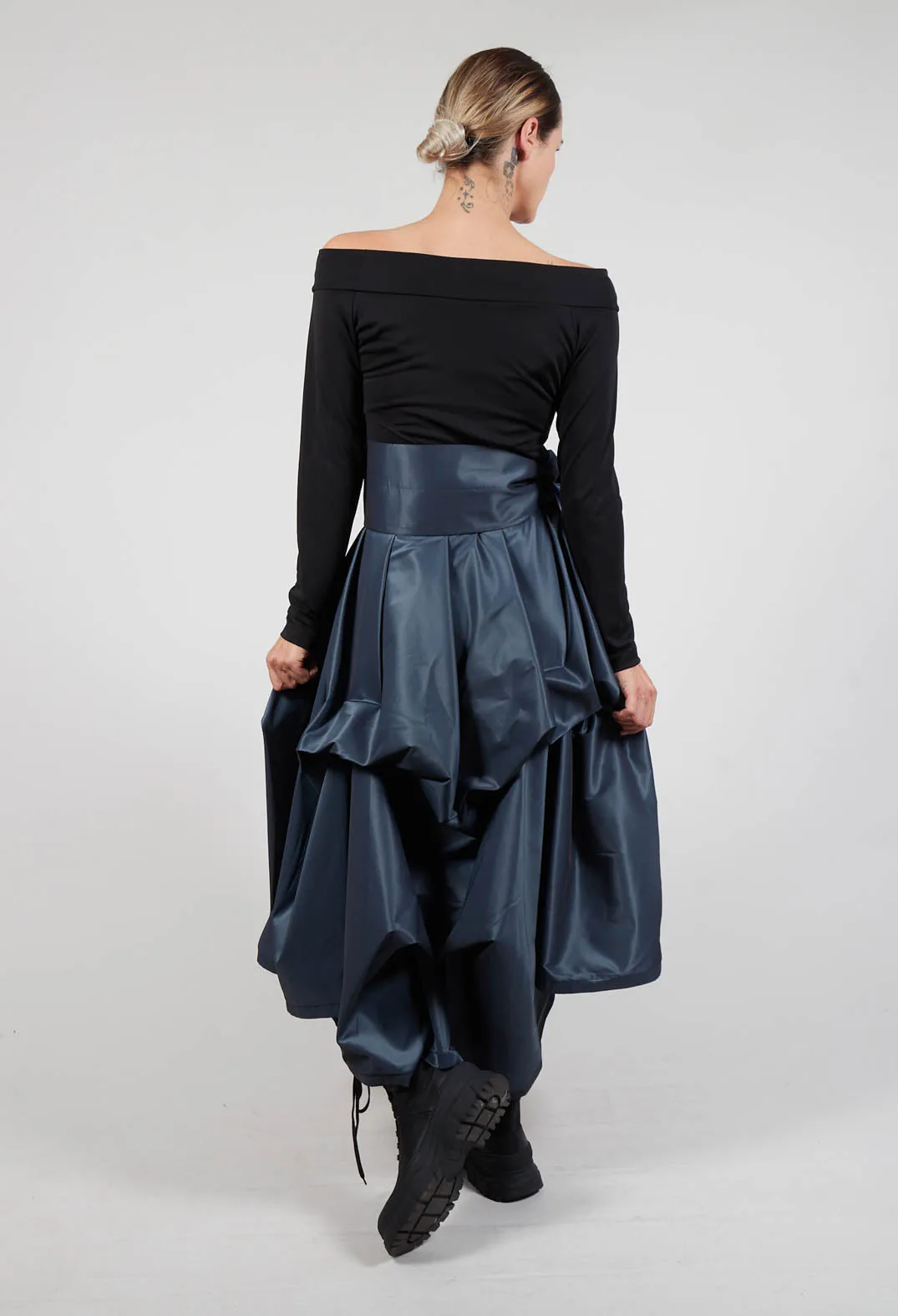 Dress Ftic9 In Black Grey Blue