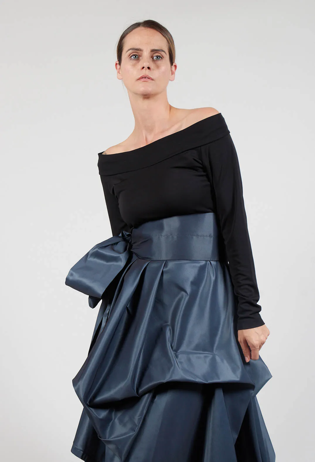 Dress Ftic9 In Black Grey Blue