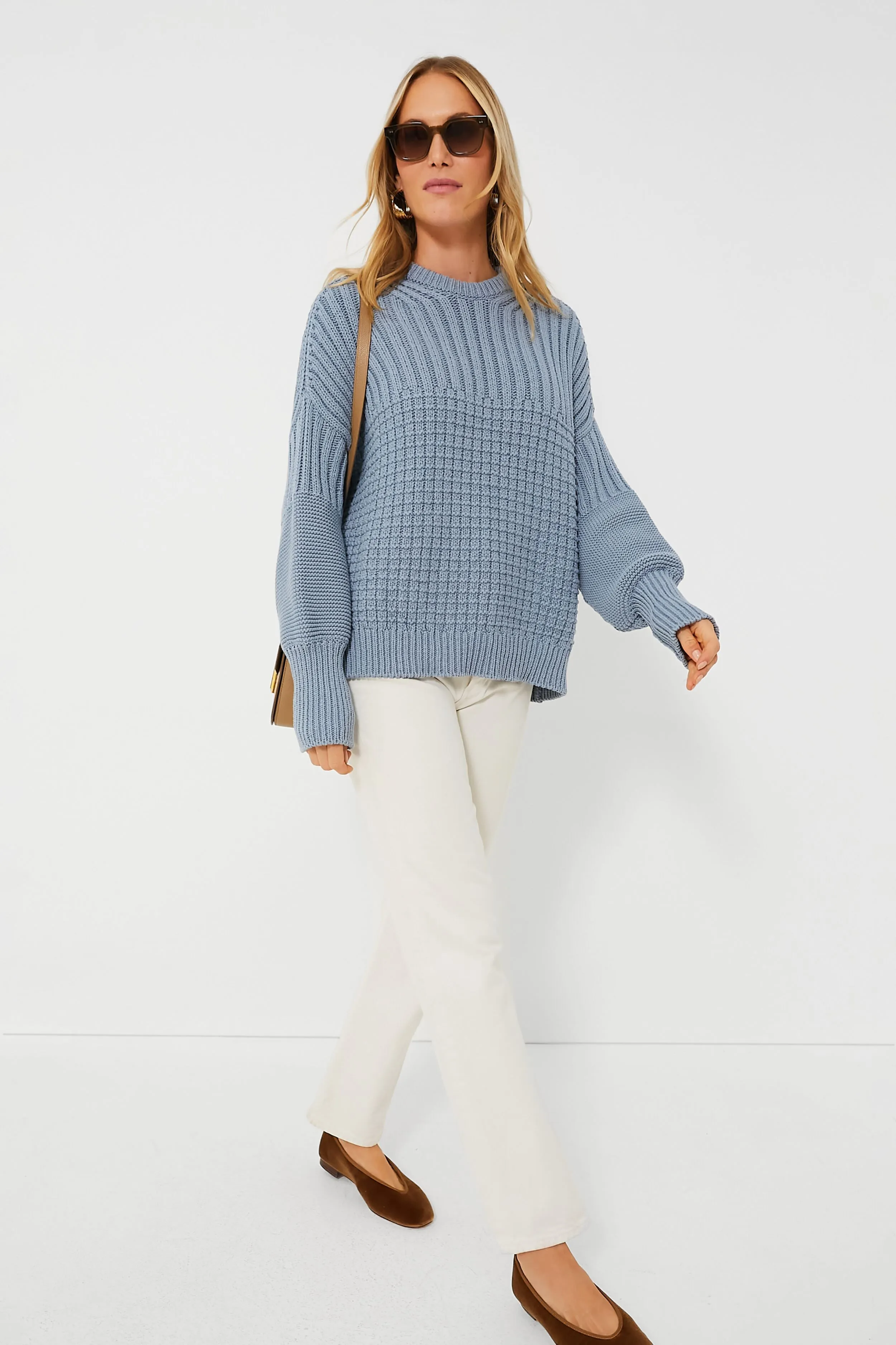 Dusty Blue Delcia Sweater