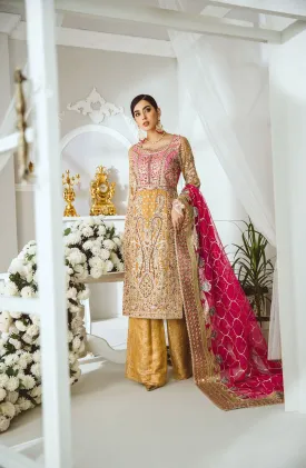 Elegant Pakistani Women's Dress in Pink Color #PF181