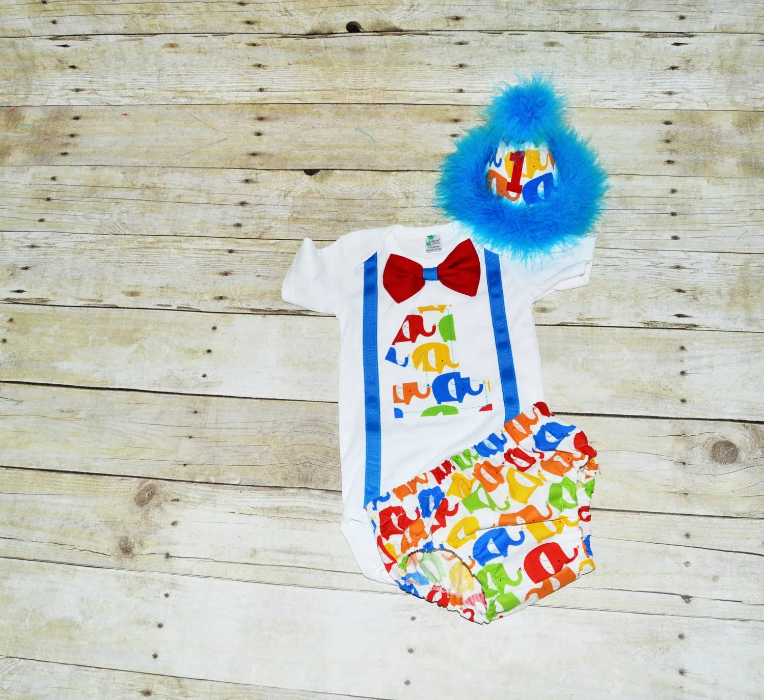 elephant smash cake outfit, elephant boys birthday outfit,boys birthday outfit, elephant Birthday set, elephant diaper cover, elephant tie