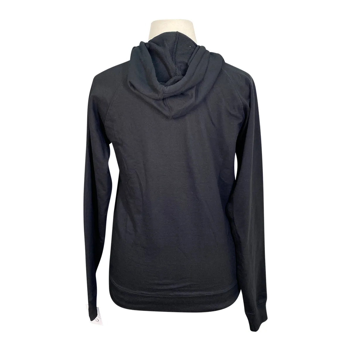 Equine & Design 'Jumper' Hoodie in Black - Women's Large