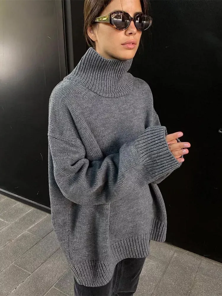 Freya Oversized Turtleneck Jumper