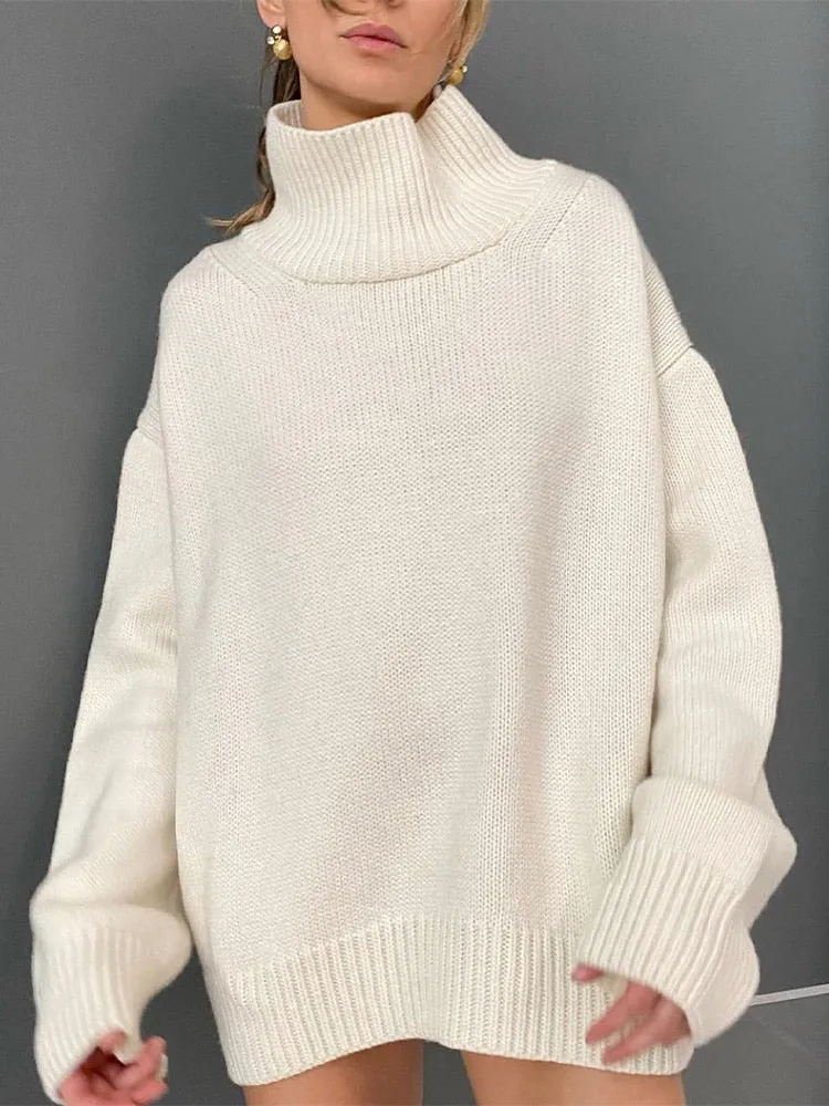 Freya Oversized Turtleneck Jumper