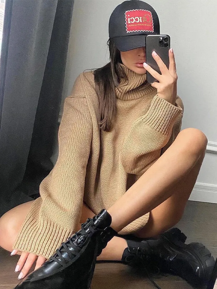 Freya Oversized Turtleneck Jumper