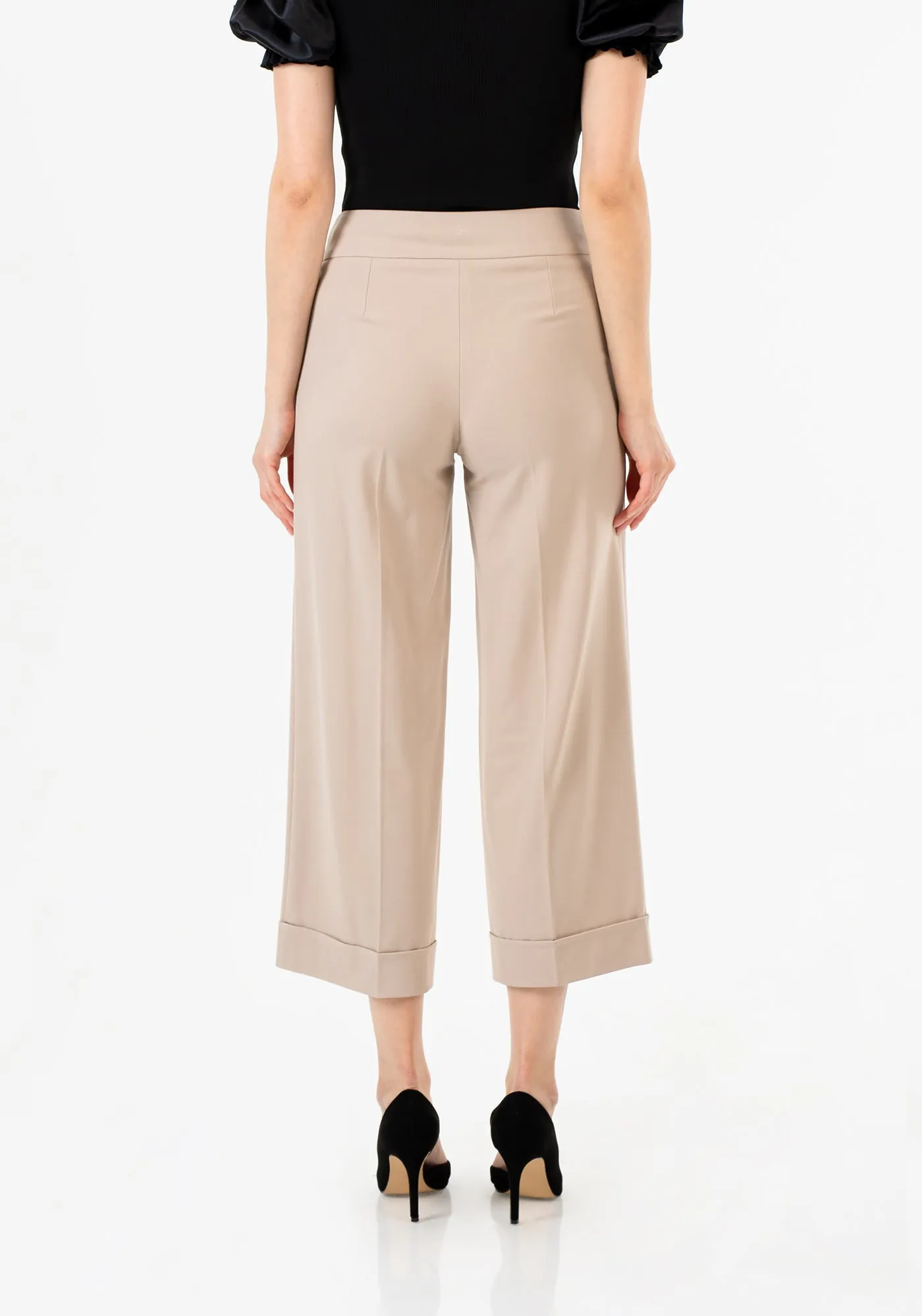 G-Line Stone Wide Leg Cropped Pants