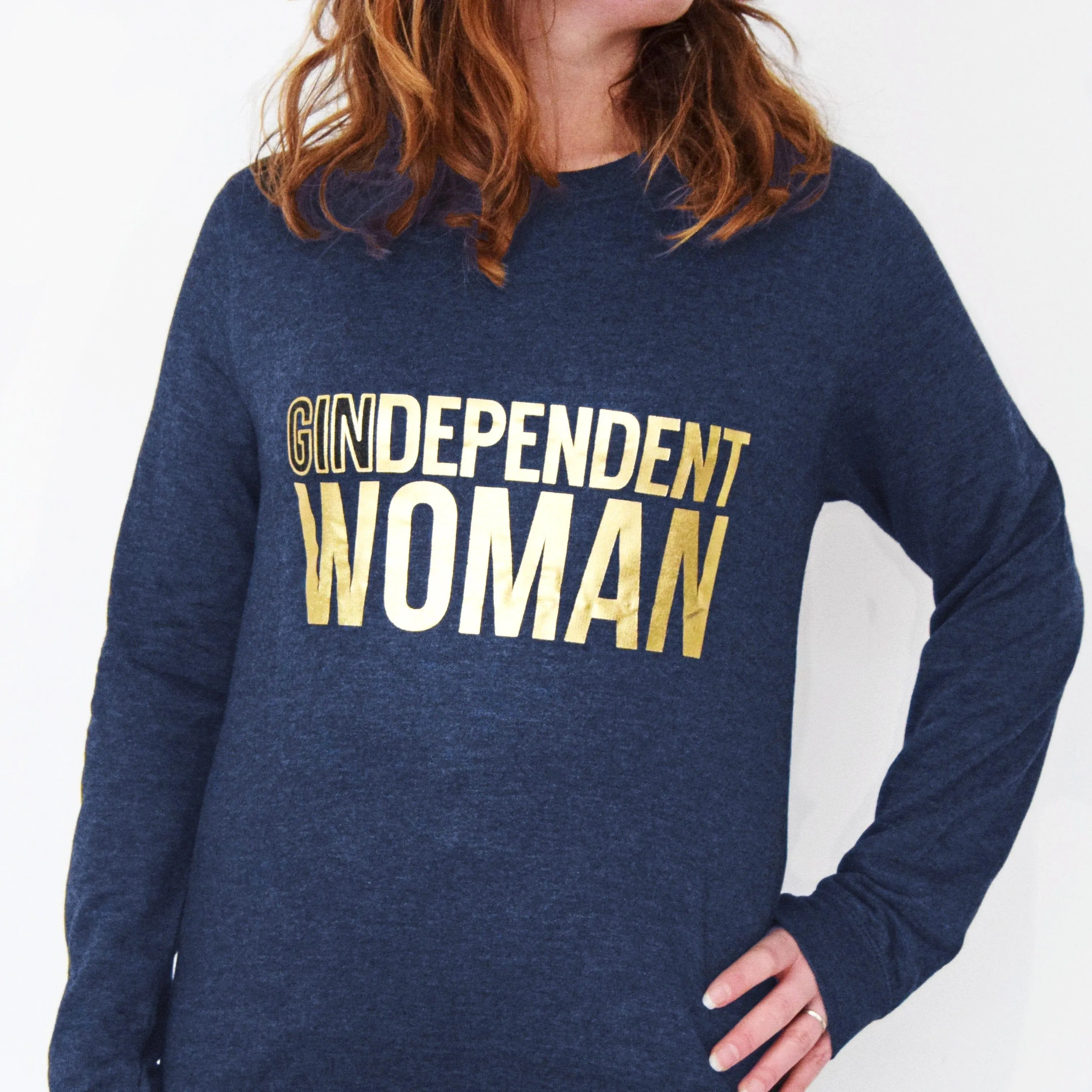 'GINdependent Woman' Women's Sweatshirt