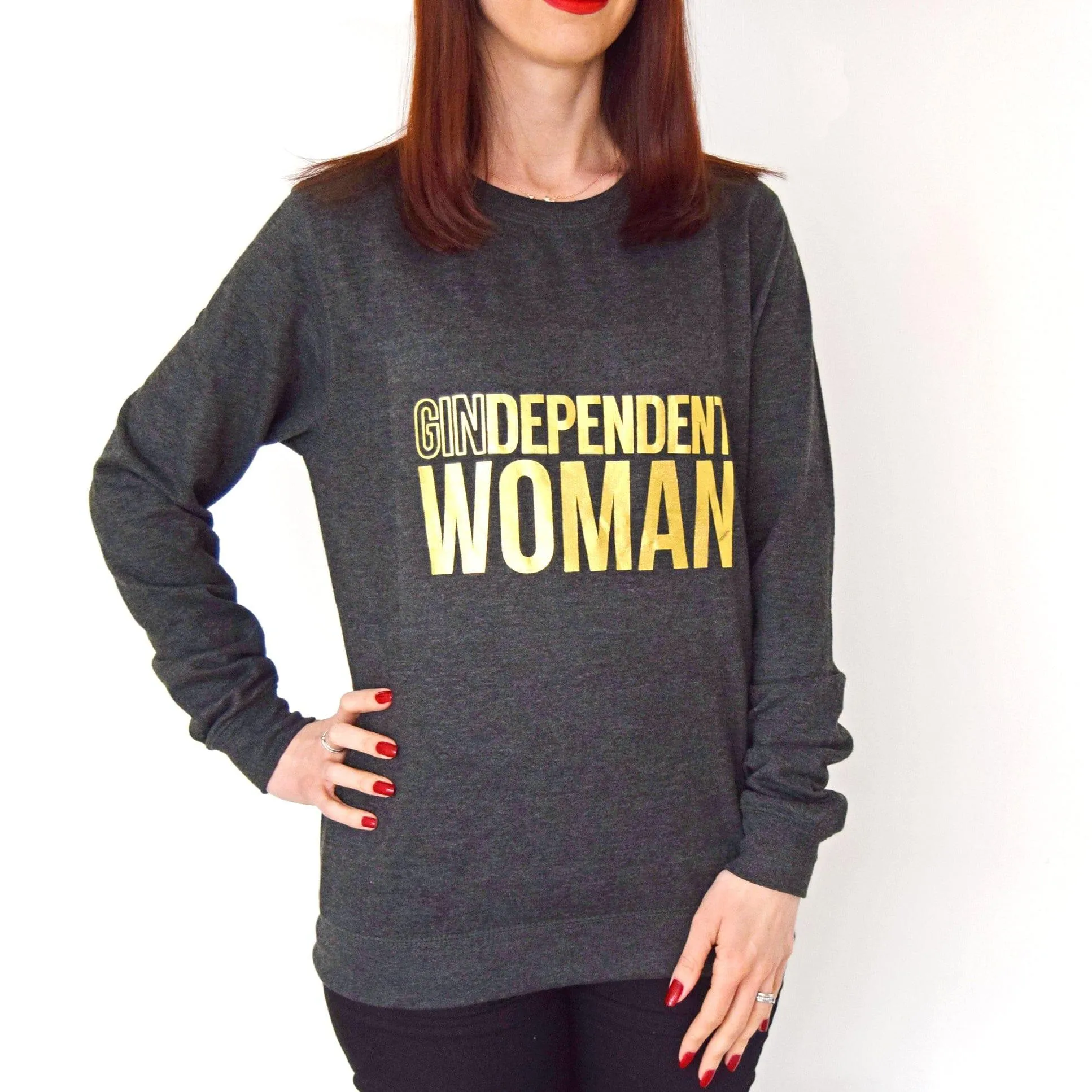 'GINdependent Woman' Women's Sweatshirt