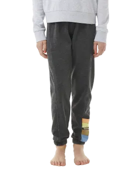 Girls High Tide Surf Joggers in Washed Black