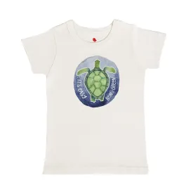 graphic tee | turtle easy green