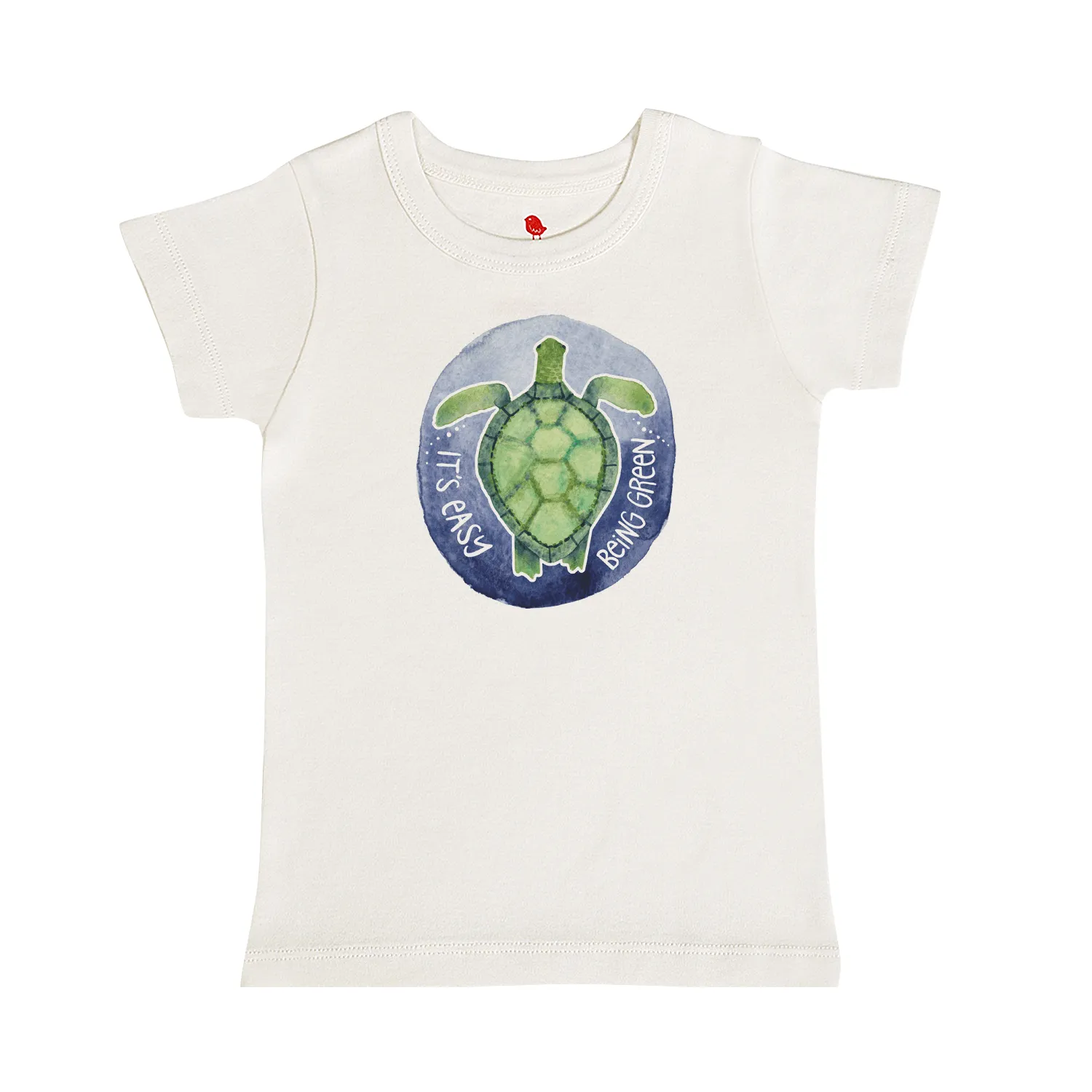 graphic tee | turtle easy green