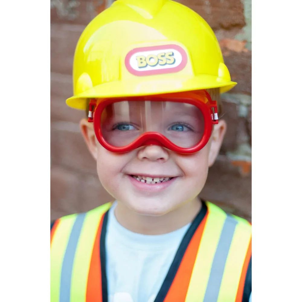 Great Pretenders Construction Worker with Accessories in Garment Bag