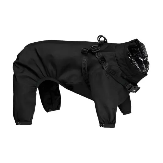 harness snowsuit - black