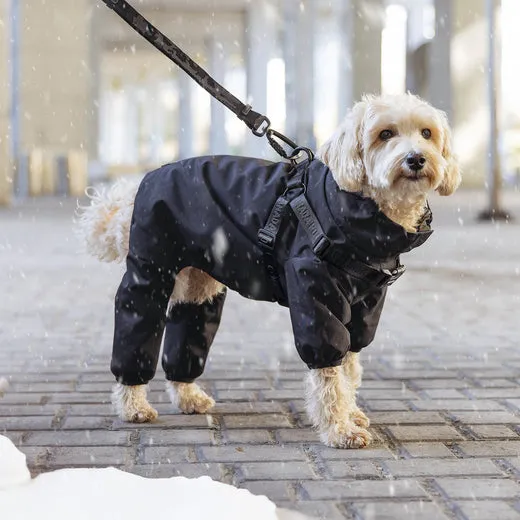 harness snowsuit - black