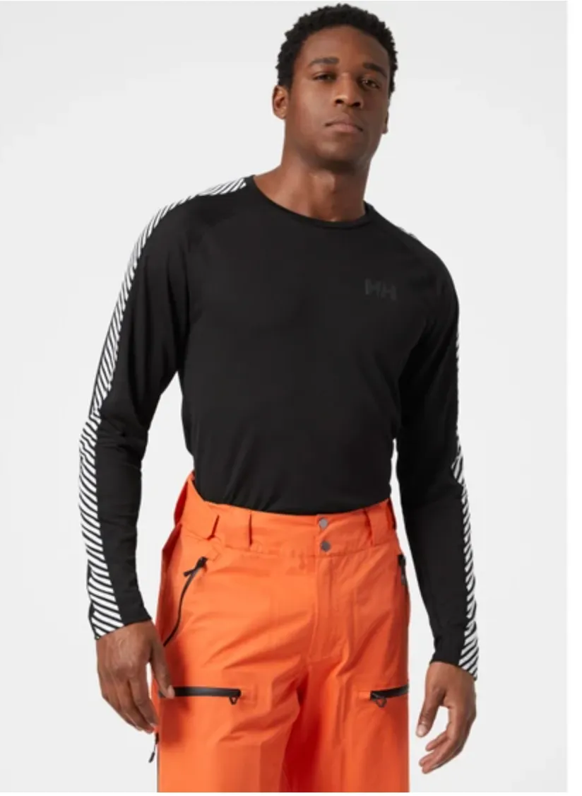 Helly Hansen Men'S Lifa® Active Stripe Crew Base Layer