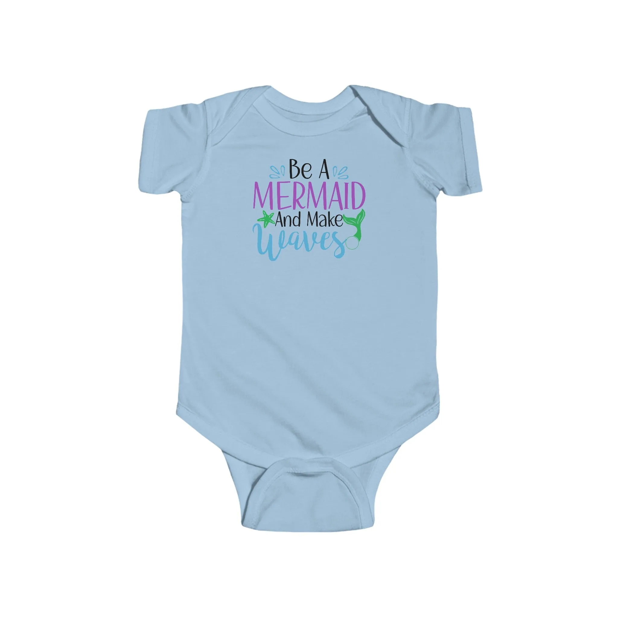 Infant Fine Jersey Bodysuit - Be a Mermad